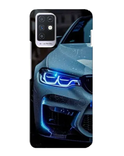 Чехол для Infinix Note 10 с картинкой «Взгляд BMW с синими фарами» Чехол для Infinix Note 10 с картинкой «Взгляд BMW с синими фарами»