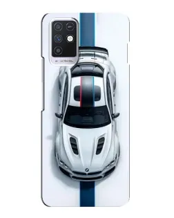 Чехол для Infinix Note 10 с картинкой «Вид сверху — BMW M»