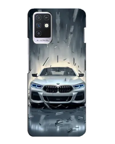 Чехол для Infinix Note 10 с картинкой «BMW в свете фар» Чехол для Infinix Note 10 с картинкой «BMW в свете фар»