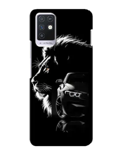 Чехол для Infinix Note 10 с картинкой «BMW и лев» Чехол для Infinix Note 10 с картинкой «BMW и лев»