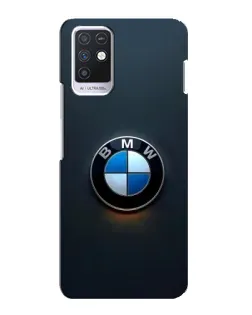 Чехол для Infinix Note 10 с картинкой «Логотип BMW — минимализм»