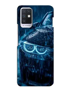 Чехол для Infinix Note 10 с картинкой «BMW под дождем»