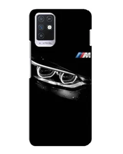 Чехол для Infinix Note 10 с картинкой «BMW — взгляд тигра»