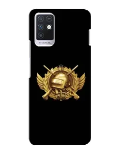 Чохол для Infinix Note 10 з картинкою «PUBG — помаранчевий градієнт»