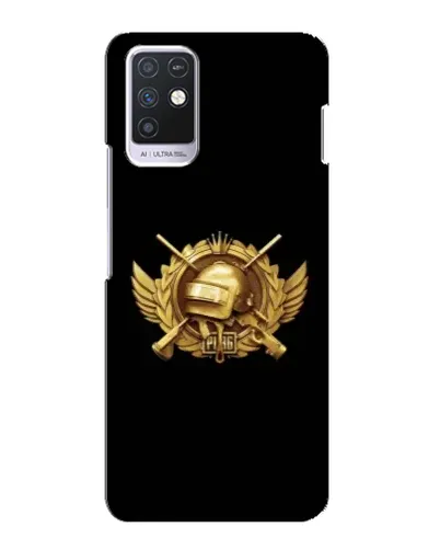 Чохол для Infinix Note 10 з картинкою «PUBG — помаранчевий градієнт»