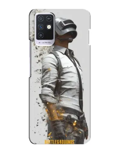 Чохол для Infinix Note 10 з картинкою «PUBG — боєць у пилу»