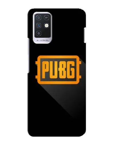 Чохол для Infinix Note 10 з картинкою «PUBG — рамка лого»