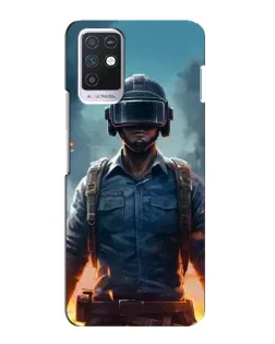 Чохол для Infinix Note 10 з картинкою «PUBG — реалістичний герой»