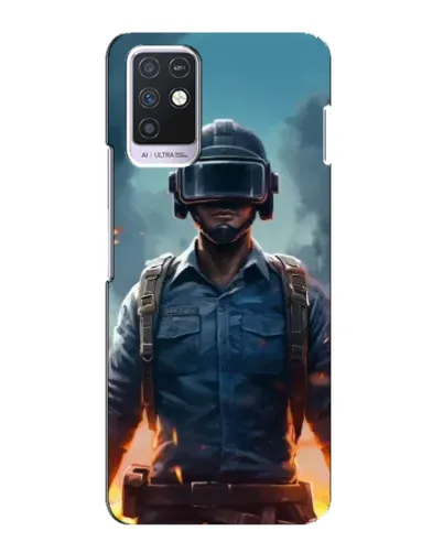 Чохол для Infinix Note 10 з картинкою «PUBG — реалістичний герой»
