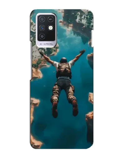 Чохол для Infinix Note 10 з картинкою «PUBG — вільне падіння»