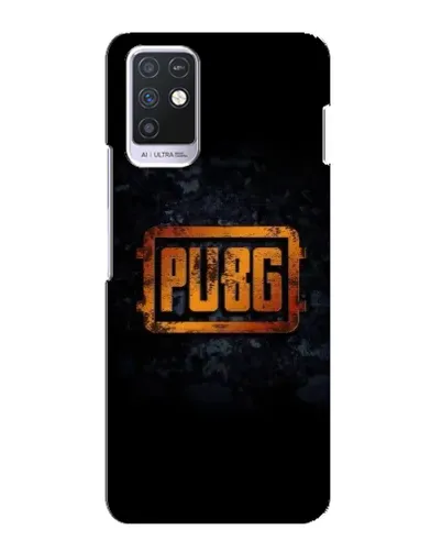 Чохол для Infinix Note 10 з картинкою «PUBG — золотий логотип»