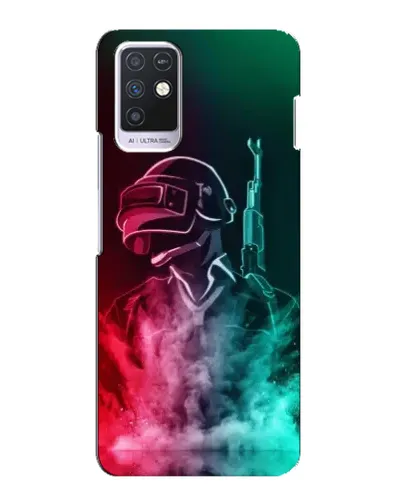 Чохол для Infinix Note 10 з картинкою «PUBG — вогняний воїн»