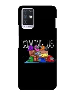 Чохол для Infinix Note 10 з картинкою «Логотип Among Us»
