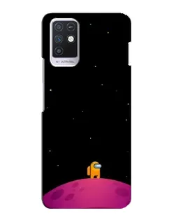 Чохол для Infinix Note 10 з картинкою «Самотній герой на планеті»