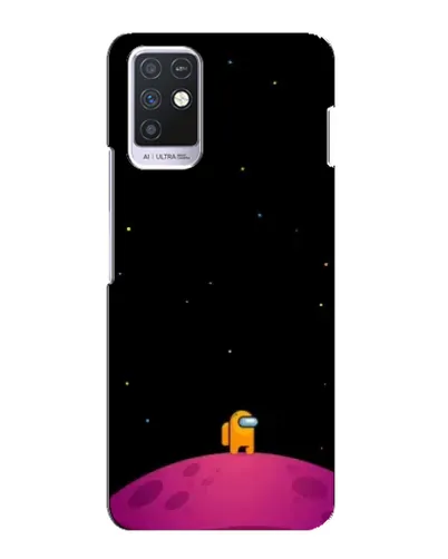 Чохол для Infinix Note 10 з картинкою «Самотній герой на планеті»