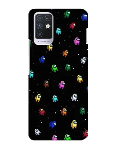 Чохол для Infinix Note 10 з картинкою «Екіпаж Among Us»