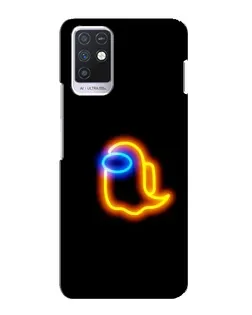 Чохол для Infinix Note 10 з картинкою «Among Us неонове сяйво»