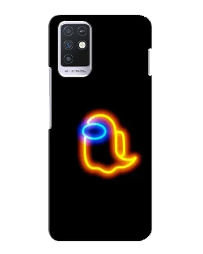 Чохол для Infinix Note 10 з картинкою «Among Us неонове сяйво»