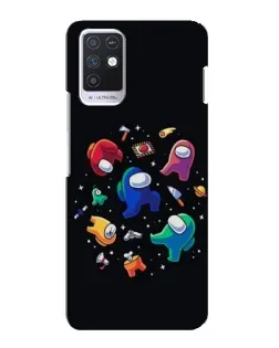 Чохол для Infinix Note 10 з картинкою «Among Us космос»