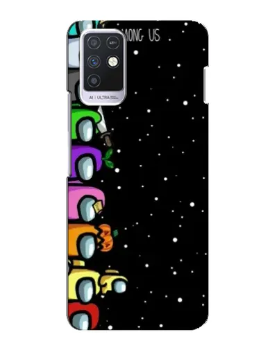 Чохол для Infinix Note 10 з картинкою «Команда Among Us»