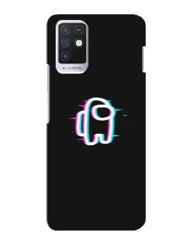 Чохол для Infinix Note 10 з картинкою «Among Us неон»