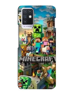 Чохол для Infinix Note 10 з картинкою «Замок Minecraft»
