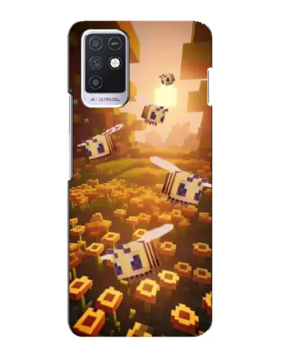 Чехол для Infinix Note 10 с картинкой «Поле подсолнухов»