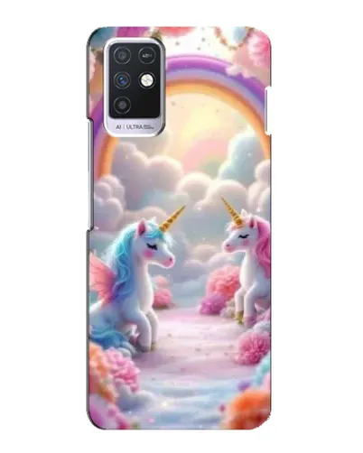 Чохол для Infinix Note 10 з картинкою «Веселка і єдинороги» Чохол для Infinix Note 10 з картинкою «Веселка і єдинороги»