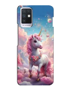 Чохол для Infinix Note 10 з картинкою «Єдиноріг серед хмар»