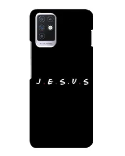 Чехол для Infinix Note 10 с картинкой «Точки веры J.E.S.U.S.»