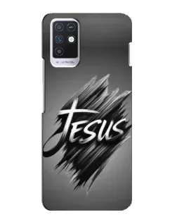 Чехол для Infinix Note 10 с картинкой «Надпись Jesus Graffiti»