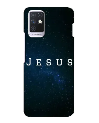 Чехол для Infinix Note 10 с картинкой «Звездное небо Jesus»