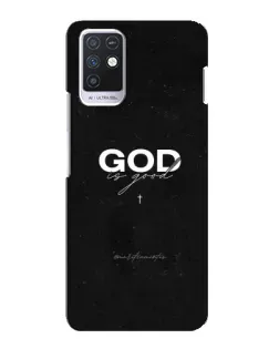 Чехол для Infinix Note 10 с картинкой «GOD — Бог над всем»