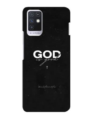 Чехол для Infinix Note 10 с картинкой «GOD — Бог над всем»