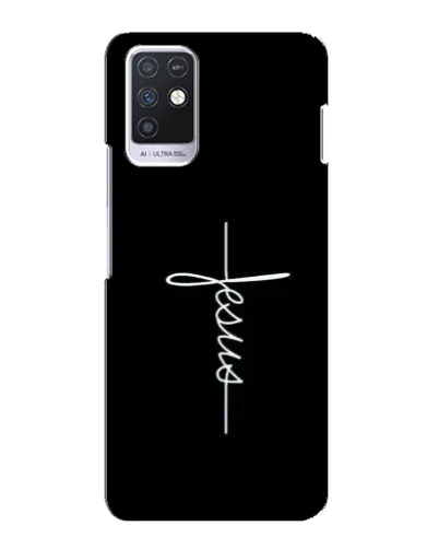 Чехол для Infinix Note 10 с картинкой «Тонкая линия веры»