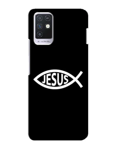 Чехол для Infinix Note 10 с картинкой «Классический Jesus»