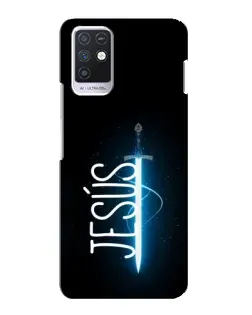 Чехол для Infinix Note 10 с картинкой «Меч Духа Jesus»