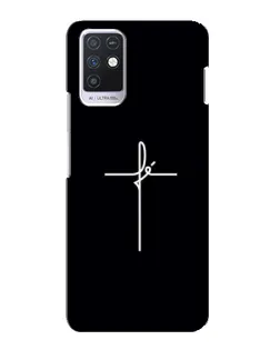 Чохол для Infinix Note 10 з картинкою «Тонкий хрест»