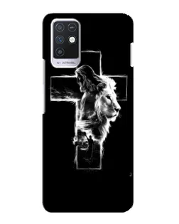 Чохол для Infinix Note 10 з картинкою «Сяючий хрест Jesus»