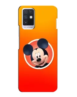 Чохол для Infinix Note 10 з картинкою «Mickey в колі»