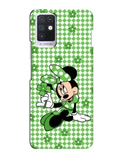Чохол для Infinix Note 10 з картинкою «Mickey в клітинку»