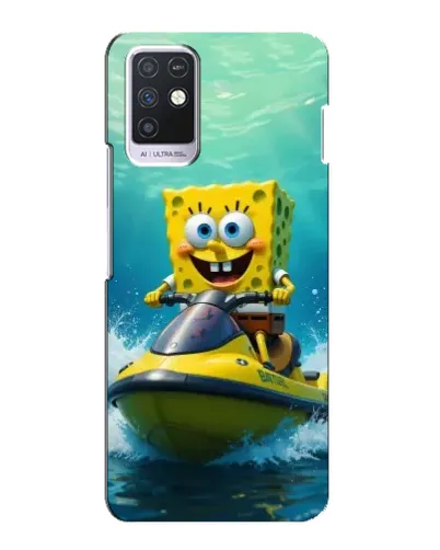 Чохол для Infinix Note 10 з картинкою «Спанч Боб на гідроциклі» Чохол для Infinix Note 10 з картинкою «Спанч Боб на гідроциклі»