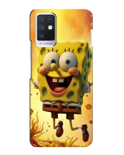 Чохол для Infinix Note 10 з картинкою «Губка Боб стрибає» Чохол для Infinix Note 10 з картинкою «Губка Боб стрибає»