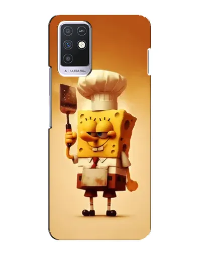 Чохол для Infinix Note 10 з картинкою «Губка Боб кухар» Чохол для Infinix Note 10 з картинкою «Губка Боб кухар»