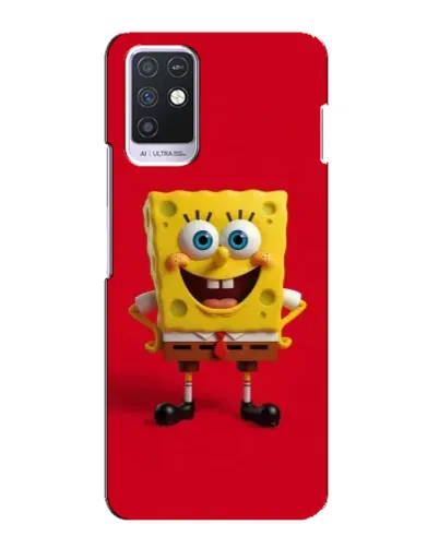 Чохол для Infinix Note 10 з картинкою «Спанч Боб на червоному» Чохол для Infinix Note 10 з картинкою «Спанч Боб на червоному»