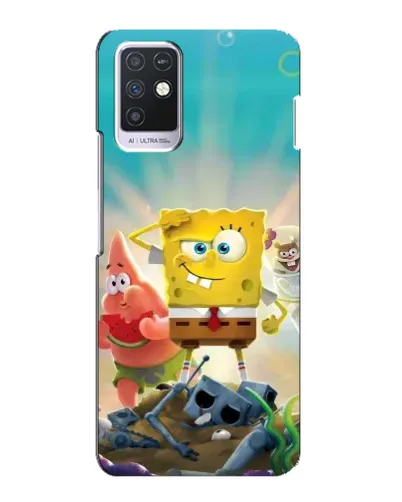 Чохол для Infinix Note 10 з картинкою «Спанч Боб переможець» Чохол для Infinix Note 10 з картинкою «Спанч Боб переможець»