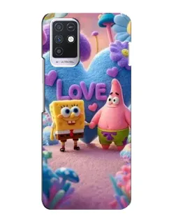 Чохол для Infinix Note 10 з картинкою «Губка Боб Патрік»