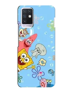 Чохол для Infinix Note 10 з картинкою «Веселі бульбашки»