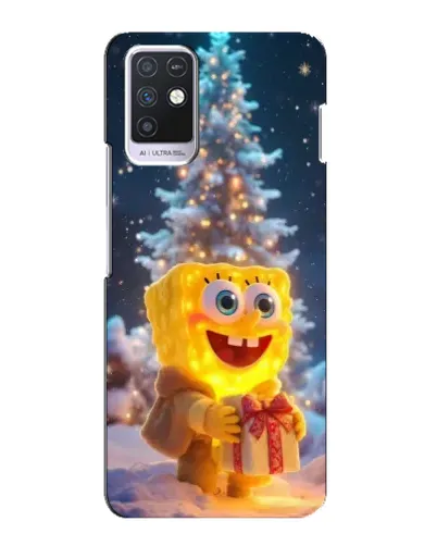 Чохол для Infinix Note 10 з картинкою «Різдвяний Спанч Боб» Чохол для Infinix Note 10 з картинкою «Різдвяний Спанч Боб»