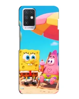 Чохол для Infinix Note 10 з картинкою «Відпочинок на пляжі»